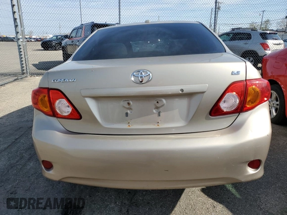 2010 Toyota Corolla with VIN 2T1BU4EE6AC277624, listed as a Copart auction lot 52351625 with Not Provided miles and Salvage Title. Bid and sale history available at DreamBid. Image 6.
