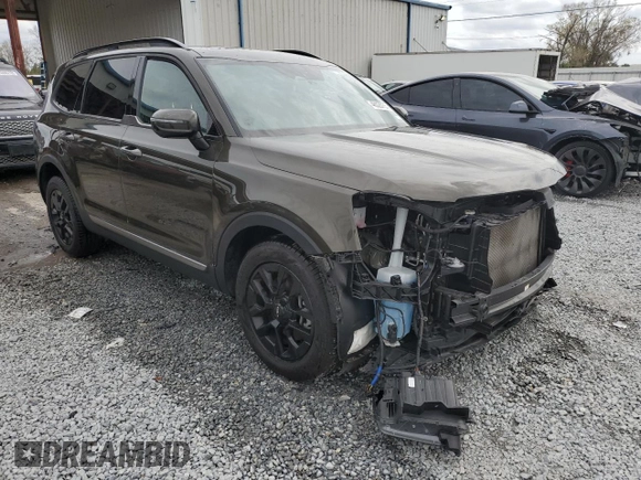 2023 Kia Telluride SX X-Line with VIN 5XYP5DGC3PG336673, listed as a Copart auction lot 46028755 with 44,101 mi miles and Salvage title. Bid and sale history available at DreamBid. Image 4.