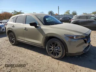 2024 Mazda CX-5 2.5 Carbon Turbo with VIN JM3KFBAY4R0529849, listed as a Copart auction lot 76326344 with 0 mi miles and Salvage Title. Bid and sale history available at carsss.com. Image 4.