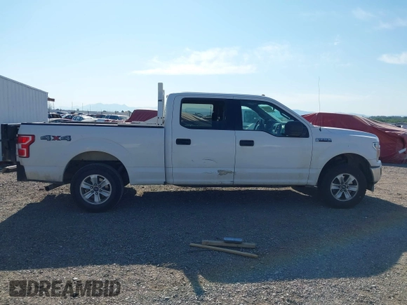 2018 Ford F-150 XL with VIN 1FTFW1E59JFC95665, listed as a IAAI auction lot 42512834 with 196,021 mi miles and . Bid and sale history available at DreamBid. Image 13.