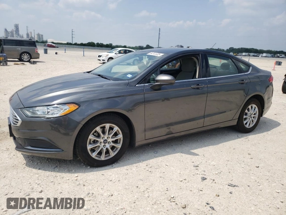 2017 Ford Fusion S with VIN 3FA6P0G73HR397956, listed as a Copart auction lot 54741335 with 41,954 mi miles and Salvage Title. Bid and sale history available at DreamBid. Image 1.