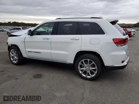 2021 Jeep Grand Cherokee Summit with VIN 1C4RJFJG8MC592514, listed as a Copart auction lot 85373124 with 0 mi miles and Salvage Title. Bid and sale history available at carsss.com. Image 2.