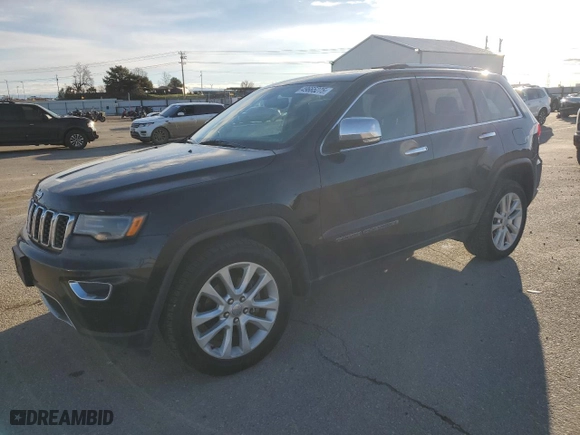 2017 Jeep Grand Cherokee Limited with VIN 1C4RJFBG5HC735262, listed as a Copart auction lot 49665275 with 99,832 mi miles and Salvage Title. Bid and sale history available at carsss.com. Image 1.