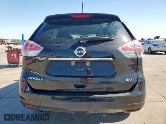 2016 Nissan Rogue S with VIN KNMAT2MT5GP734386, listed as a Copart auction lot 53943995 with 66,704 mi miles and Salvage Title. Bid and sale history available at DreamBid. Image 6.