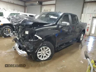 2022 Chevrolet Silverado 1500 LT with VIN 1GCUDDED0NZ524437, listed as a Copart auction lot 49829655 with Not Provided miles and Salvage Title. Bid and sale history available at DreamBid. Image 1.