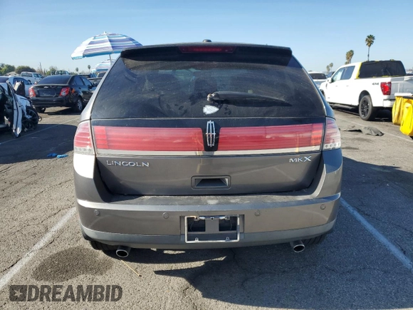 2009 Lincoln MKX with VIN 2LMDU68C59BJ07130, listed as a Copart auction lot 85334864 with 151,685 mi miles and Clean Title. Bid and sale history available at DreamBid. Image 6.