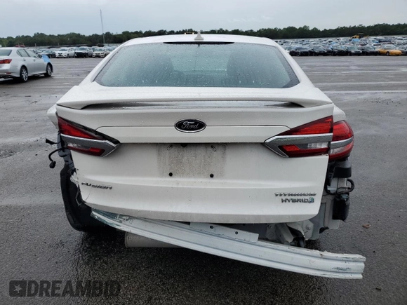 2019 Ford Fusion Titanium с VIN 3FA6P0RU6KR212454, выставлен на аукционе Copart как лот 63137755 с пробегом 30 024 миль миль и Списание • Salvage title. История ставок и продаж доступна на DreamBid. Изображение 6.