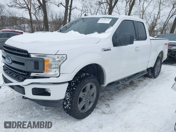2020 Ford F-150 XL with VIN 1FTFX1E5XLKE18638, listed as a IAAI auction lot 41281632 with 102,146 mi miles. Bid and sale history available at carsss.com. Image 17.