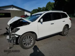 2016 Nissan Pathfinder S with VIN 5N1AR2MN5GC660261, listed as a Copart auction lot 71056344 with 105,791 mi miles and Salvage Title. Bid and sale history available at carsss.com. Image 1.