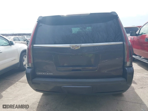 2015 Cadillac Escalade Luxury with VIN 1GYS3MKJ6FR643190, listed as a IAAI auction lot 41689594 with 134,682 mi miles. Bid and sale history available at carsss.com. Image 16.