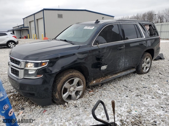 2017 Chevrolet Tahoe LT with VIN 1GNSKBKC8HR139183, listed as a Copart auction lot 47851585 with 76,468 mi miles and Clean Title. Bid and sale history available at carsss.com. Image 1.