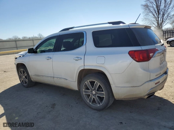 2017 GMC Acadia Denali with VIN 1GKKNPLS6HZ313128, listed as a Copart auction lot 47297045 with 126,233 mi miles and Salvage Title. Bid and sale history available at carsss.com. Image 2.