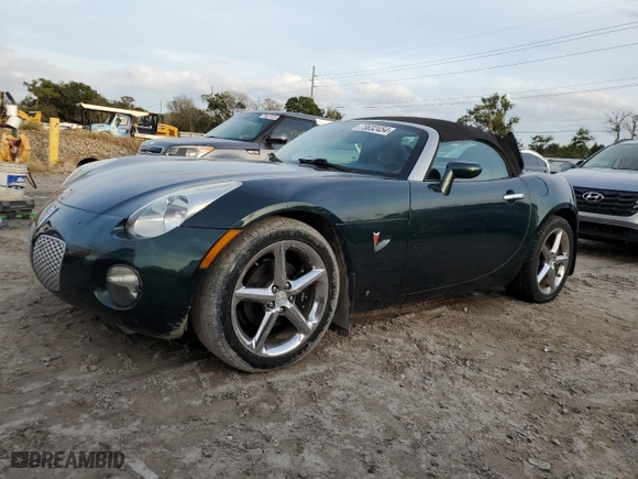 2006 Pontiac Solstice with VIN 1G2MB35B16Y117219, listed as a Copart auction lot 73632454 with 59,907 mi miles and Salvage Title. Bid and sale history available at carsss.com. Image 1.
