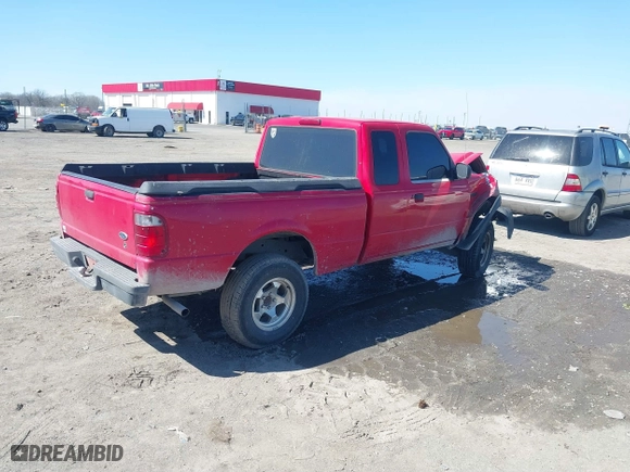 2002 Ford Ranger XL Fleet with VIN 1FTYR44V62PB33135, listed as a IAAI auction lot 41770522 with 231,112 mi miles. Bid and sale history available at carsss.com. Image 4.