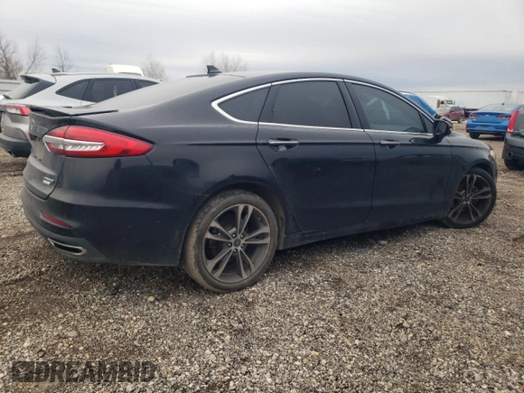 2020 Ford Fusion Titanium with VIN 3FA6P0K98LR175611, listed as a Copart auction lot 46070785 with 107,909 mi miles and Salvage title. Bid and sale history available at DreamBid. Image 3.