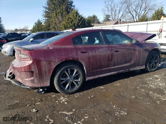 2020 Dodge Charger GT with VIN 2C3CDXMG9LH200719, listed as a Copart auction lot 42855295 with NaN miles and Salvage Title. Bid and sale history available at carsss.com. Image 3.