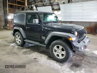 2021 Jeep Wrangler Willys with VIN 1C4HJXAGXMW627781, listed as a Copart auction lot 73306724 with 28,633 mi miles and Salvage title. Bid and sale history available at DreamBid. Image 4.