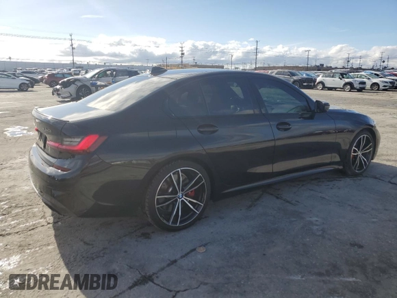 2022 BMW 3 Series M340i with VIN 3MW5U7J00N8C29838, listed as a Copart auction lot 44741545 with 37,733 mi miles and Salvage Title. Bid and sale history available at carsss.com. Image 3.