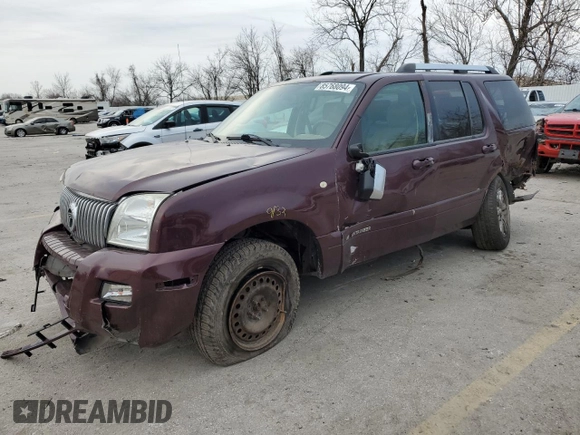 2007 Mercury Mountaineer Premier with VIN 4M2EU48E37UJ04416, listed as a Copart auction lot 85768094 with 205,003 mi miles and Salvage Title. Bid and sale history available at carsss.com. Image 1.