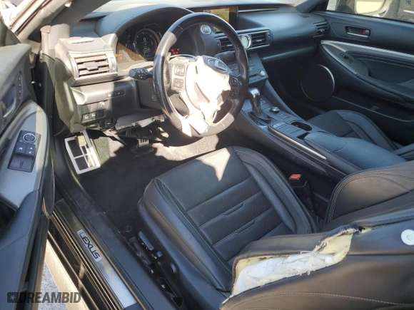 2017 Lexus RC with VIN JTHHE5BC2H5015234, listed as a Copart auction lot 81196834 with 86,213 mi miles and Salvage Title. Bid and sale history available at carsss.com. Image 8.