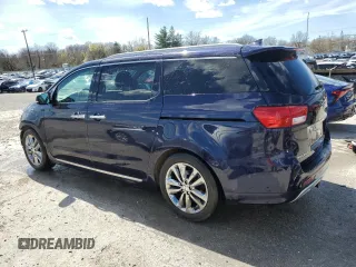 2018 Kia Sedona SX-L with VIN KNDME5C12J6379862, listed as a Copart auction lot 50161965 with 95,799 mi miles and Salvage Title. Bid and sale history available at carsss.com. Image 2.