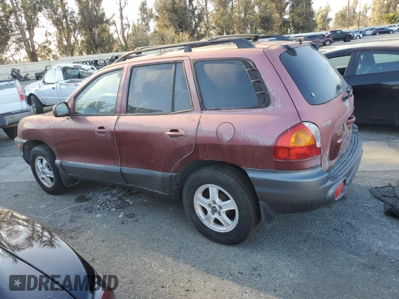 2003 Hyundai Santa Fe GLS with VIN KM8SC73D83U341520, listed as a Copart auction lot 84352084 with 43,421 mi miles and Clean Title. Bid and sale history available at carsss.com. Image 2.