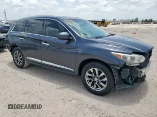 2014 Infiniti QX60 z VIN 5N1AL0MN9EC553443, wystawiony jako Copart lot #64079695 z przebiegiem 157 143 mil mil oraz Szkoda całkowita • Salvage title. Historia ofert i sprzedaży dostępna na DreamBid. Obrazek 4.