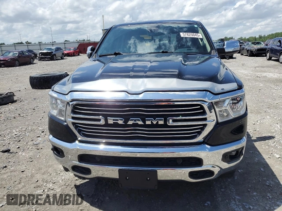 2021 Ram 1500 Big Horn with VIN 1C6SRFFT4MN657323, listed as a Copart auction lot 57825045 with 20,584 mi miles and Salvage title. Bid and sale history available at DreamBid. Image 5.