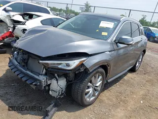 2019 Infiniti QX50 Luxe with VIN 3PCAJ5M38KF147982, listed as a IAAI auction lot 42498654 with 57,210 mi miles and . Bid and sale history available at DreamBid. Image 18.