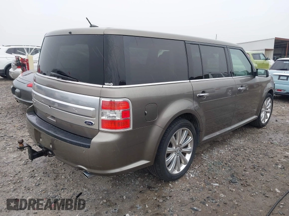 2014 Ford Flex Limited with VIN 2FMGK5D89EBD17931, listed as a IAAI auction lot 41852159 with 105,522 mi miles. Bid and sale history available at carsss.com. Image 4.