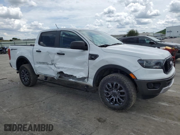 2022 Ford Ranger XL with VIN 1FTER4EH3NLD09405, listed as a Copart auction lot 55396315 with 66,501 mi miles and Salvage title. Bid and sale history available at DreamBid. Image 4.