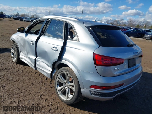 2018 Audi Q3 Premium Plus with VIN WA1JCCFS4JR030776, listed as a IAAI auction lot 41709645 with 73,953 mi miles. Bid and sale history available at carsss.com. Image 3.