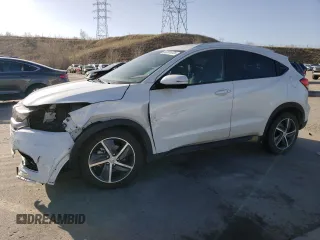 2021 Honda HR-V EX with VIN 3CZRU6H56MM709348, listed as a Copart auction lot 52201075 with 35,062 mi miles and Salvage Title. Bid and sale history available at carsss.com. Image 1.