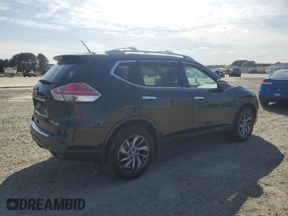 2015 Nissan Rogue SL with VIN 5N1AT2MV0FC812043, listed as a Copart auction lot 50806865 with 173,793 mi miles and Salvage title. Bid and sale history available at DreamBid. Image 3.