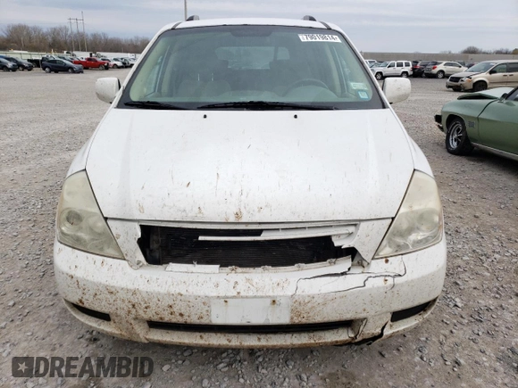 2010 Kia Sedona LX with VIN KNDMG4C32A6346124, listed as a Copart auction lot 79019814 with 160,321 mi miles and Salvage Title. Bid and sale history available at DreamBid. Image 5.