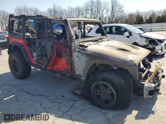 2017 Jeep Wrangler Unlimited Rubicon с VIN 1C4BJWFG6HL751417, выставлен на аукционе Copart как лот 48588335 с пробегом Не указан миль и На запчасти • Non repairable. История ставок и продаж доступна на DreamBid. Изображение 4.
