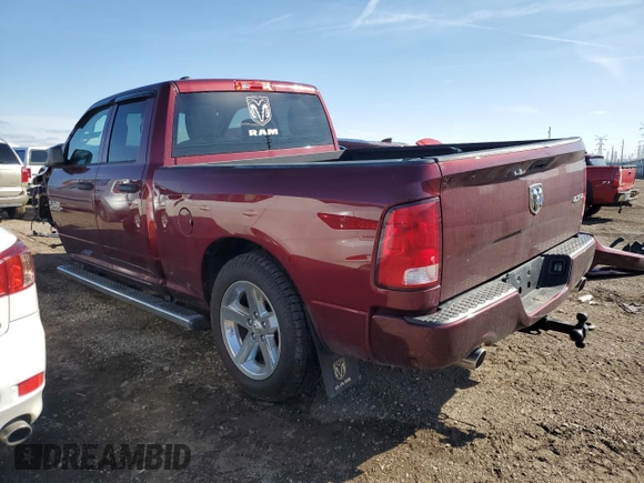 2016 Ram 1500 Express with VIN 1C6RR7FT0GS352508, listed as a Copart auction lot 50775085 with 97,657 mi miles and Salvage title. Bid and sale history available at DreamBid. Image 2.