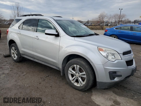 2013 Chevrolet Equinox LT with VIN 2GNALDEK2D1166227, listed as a Copart auction lot 46894545 with 121,332 mi miles and Salvage Title. Bid and sale history available at carsss.com. Image 4.