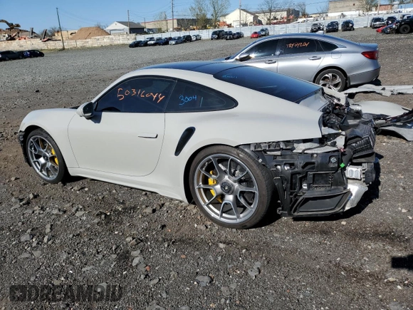 2021 Porsche 911 Turbo S with VIN WP0AD2A9XMS257789, listed as a Copart auction lot 50316044 with Not Provided miles and Salvage Title. Bid and sale history available at DreamBid. Image 2.