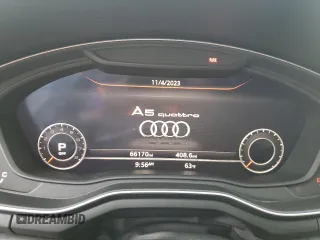 2018 Audi A5 Sportback Premium Plus with VIN WAUENCF59JA051095, listed as a Copart auction lot 73625583 with 66,170 mi miles. Bid and sale history available at carsss.com. Image 9.
