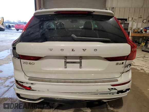 2023 Volvo XC60 Ultimate Dark Theme с VIN YV4062RX5P1268215, выставлен на аукционе Copart как лот 87849245 с пробегом 32 748 миль миль и Списание • Salvage title. История ставок и продаж доступна на DreamBid. Изображение 6.
