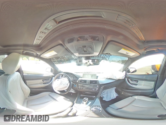 2012 BMW 3 Series 335i with VIN WBA3A9C5XCF474803, listed as a Copart auction lot 57940675 with 121,960 mi miles and Salvage title. Bid and sale history available at DreamBid. Image 14.