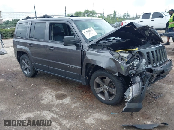 2015 Jeep Patriot High Altitude with VIN 1C4NJPFA6FD377087, listed as a IAAI auction lot 42580519 with 83,642 mi miles and . Bid and sale history available at DreamBid. Image 1.