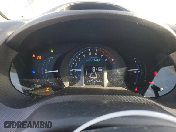 2013 Honda Insight with VIN JHMZE2H32DS005485, listed as a Copart auction lot 41907595 with 87,477 mi miles and Clean title. Bid and sale history available at DreamBid. Image 9.