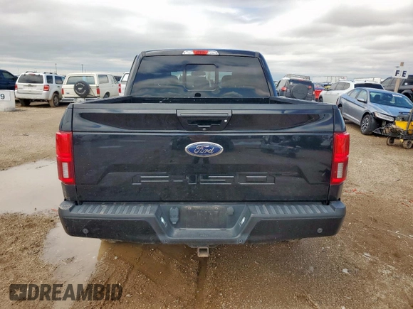 2018 Ford F-150 XL with VIN 1FTEW1E58JKD66986, listed as a Copart auction lot 59444175 with 142,775 mi miles and Salvage title. Bid and sale history available at DreamBid. Image 6.