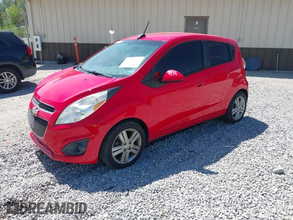 2015 Chevrolet Spark LT with VIN KL8CD6S92FC758728, listed as a IAAI auction lot 42113009 with 105,718 mi miles. Bid and sale history available at carsss.com. Image 2.