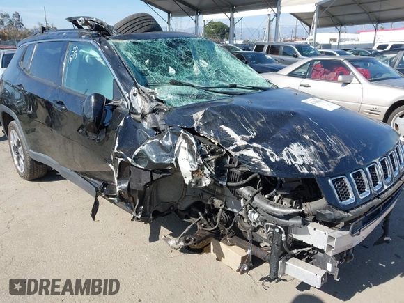 2019 Jeep Compass Limited with VIN 3C4NJDCB6KT653901, listed as a IAAI auction lot 42338815 with 87,909 mi miles and . Bid and sale history available at DreamBid. Image 6.