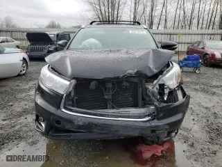 2015 Toyota Highlander Limited with VIN 5TDDKRFH7FS216348, listed as a Copart auction lot 50012075 with 103,298 mi miles and Salvage Title. Bid and sale history available at carsss.com. Image 5.