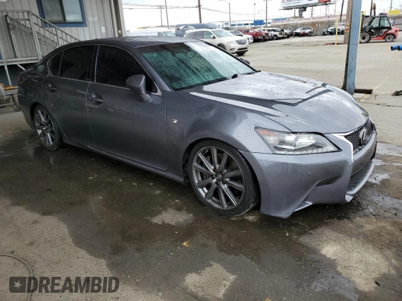 2013 Lexus GS 350 with VIN JTHBE1BL3D5017809, listed as a Copart auction lot 47097245 with 165,108 mi miles and Salvage Title. Bid and sale history available at DreamBid. Image 4.