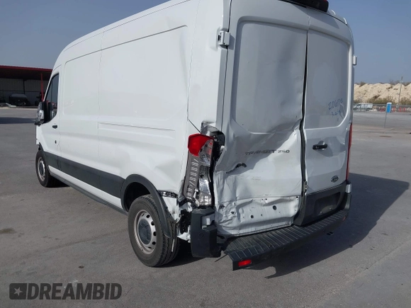 2023 Ford Transit Cargo with VIN 1FTBR1C85PKA32611, listed as a IAAI auction lot 41698153 with 25,010 mi miles and . Bid and sale history available at carsss.com. Image 18.